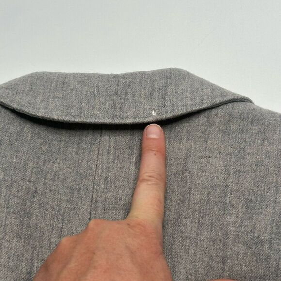 Vintage Pendleton Wool Blazer Jacket Size 18W Gray Button Up Made In Usa Women’s - Picture 16 of 16